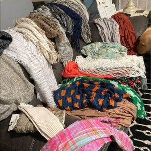 Multiple style scarves